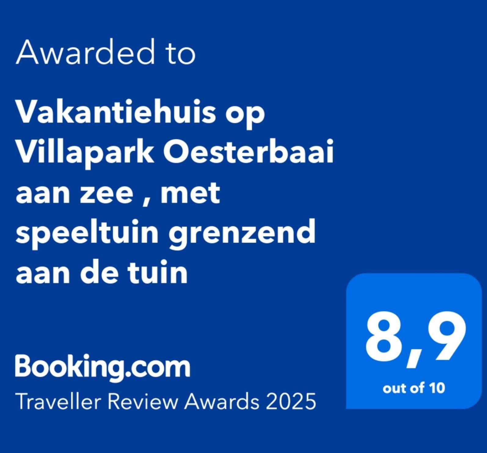 Vakantiehuis Op Villapark Oesterbaai Aan Zee , Met Speeltuin Grenzend Aan De Tuin Вемелдинге Экстерьер фото